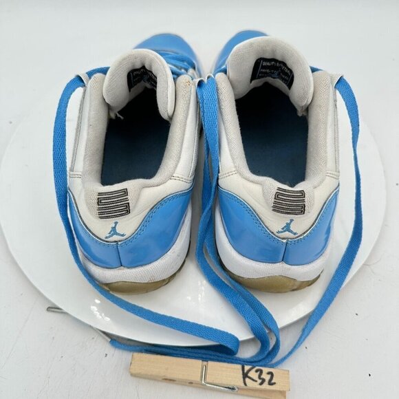 Nike Air Jordan 11 Low UNC Youth Sz 5Y Women 6.5 528896-106 University Blue Shoe - Picture 11 of 13